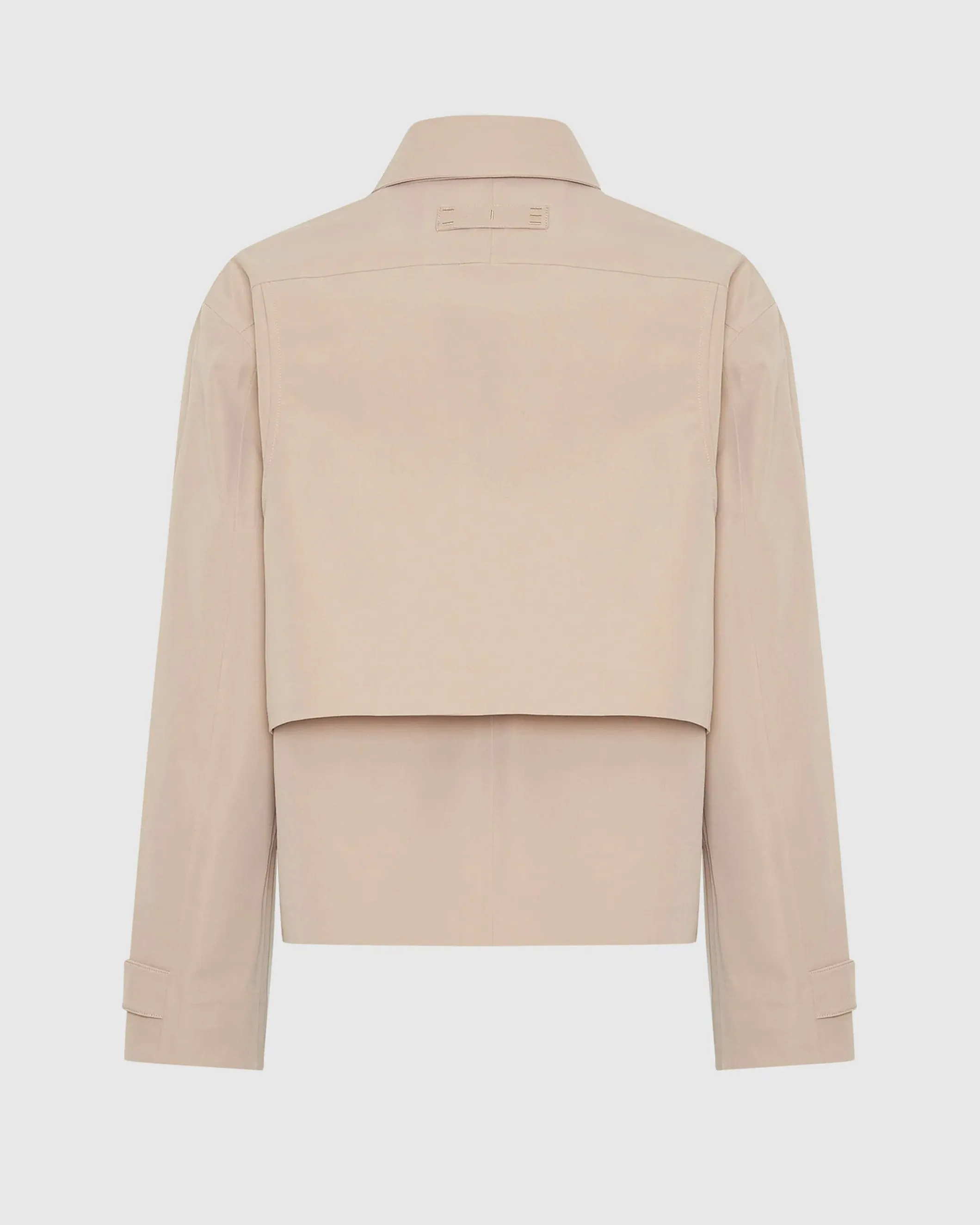Paralia Short Double-Layer Trench Coat