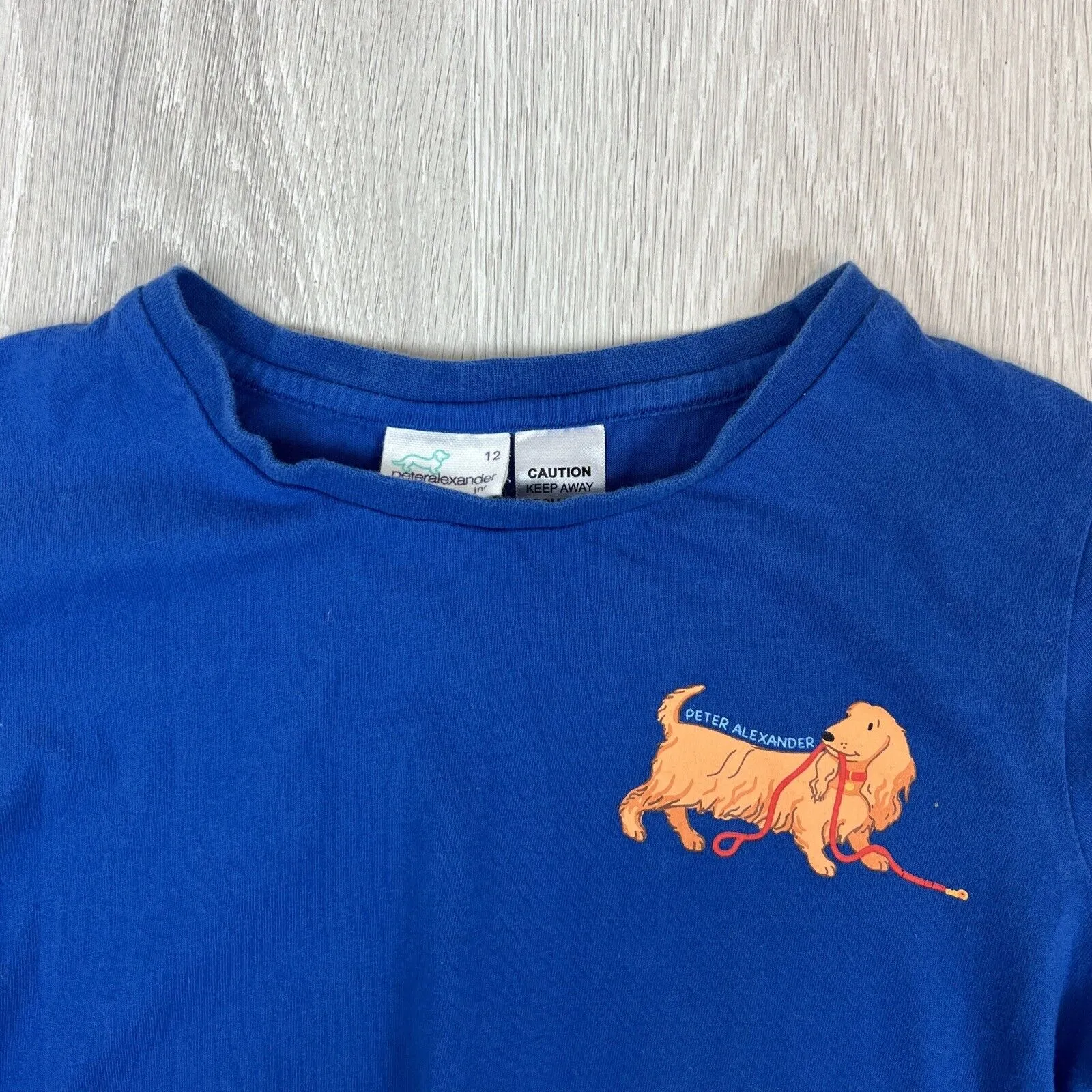 Peter Alexander Junior Kids Sleep Shirts Pyjama Tops Size 8-14 Years (4 Shirts)