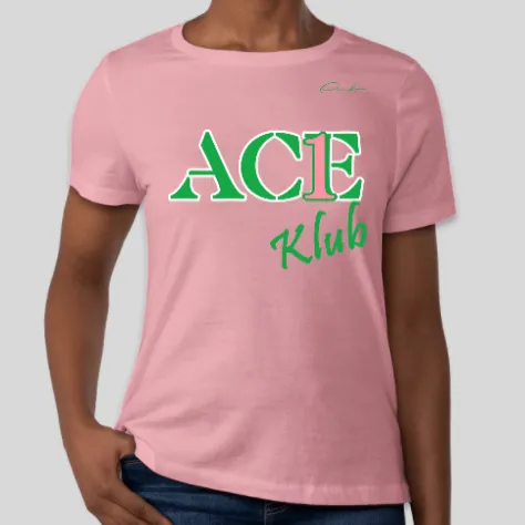 Phirst Ivy Ace Club Line Number Sorority Shirts