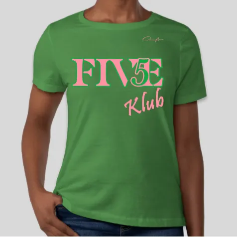 Phirst Ivy Ace Club Line Number Sorority Shirts