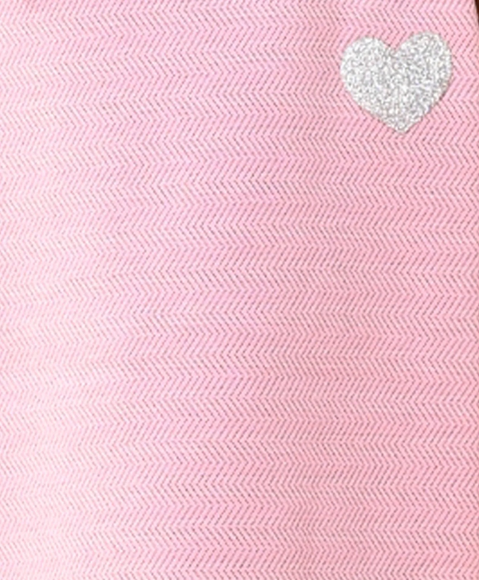 PINK HEART STAP TOP FLORAL LEGGINGS SET - PINK