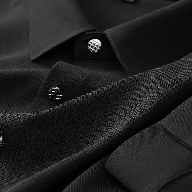 Pique Knit Textured Shirts For Men