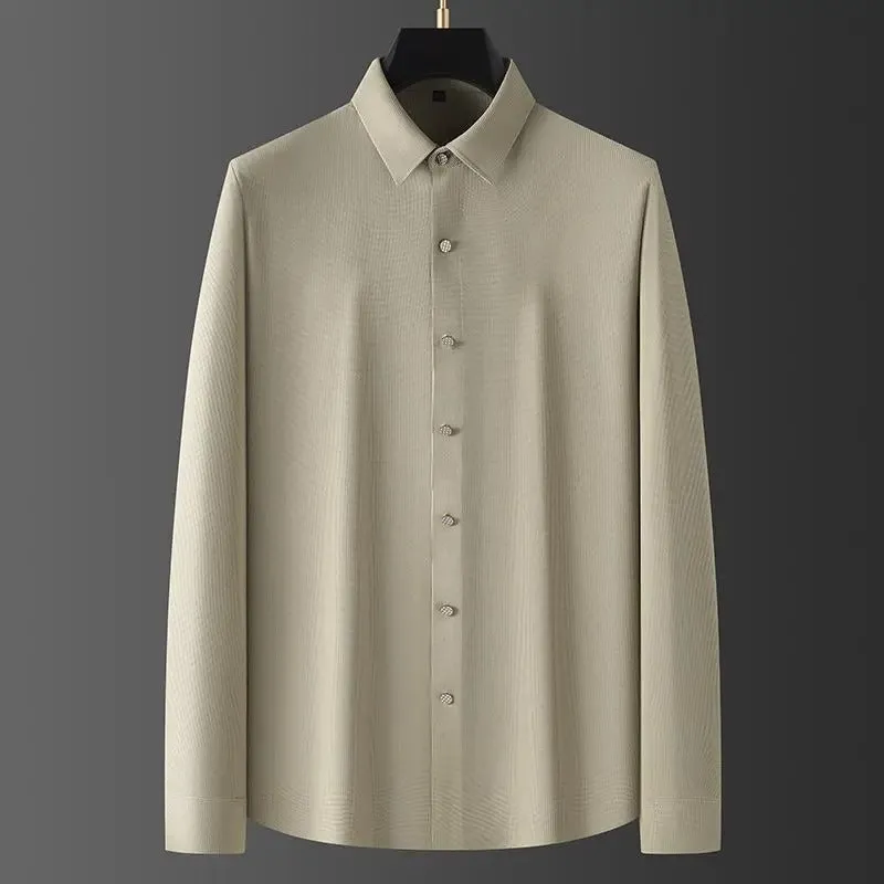 Pique Knit Textured Shirts For Men