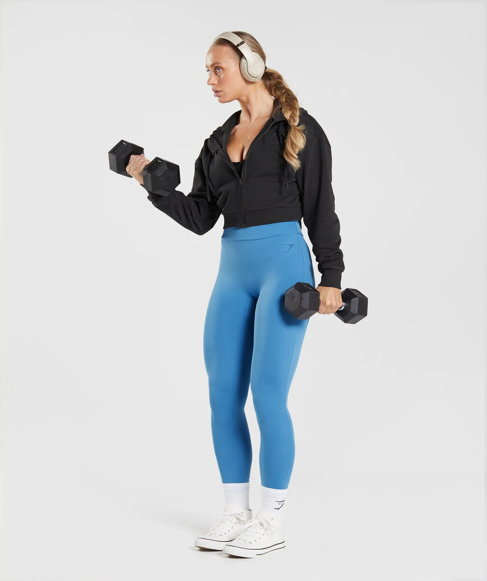 Power Regular Leggings - Coastal Blue