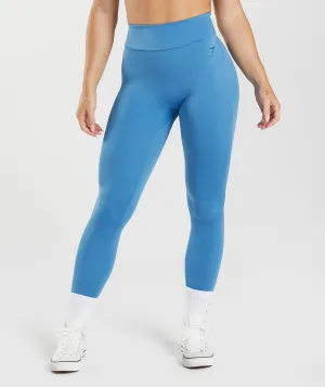 Power Regular Leggings - Coastal Blue
