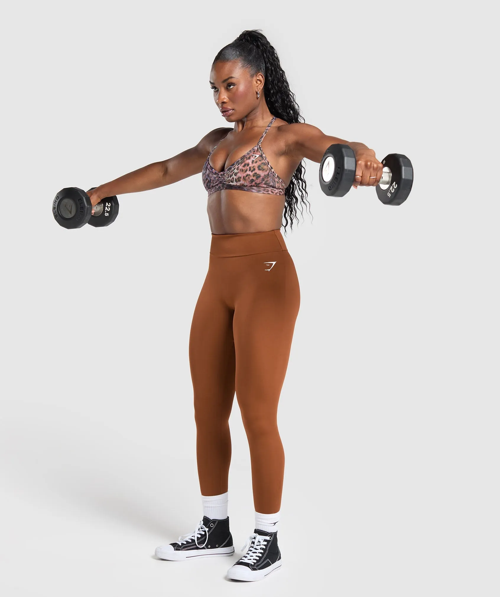 Power Regular Leggings - Copper Brown