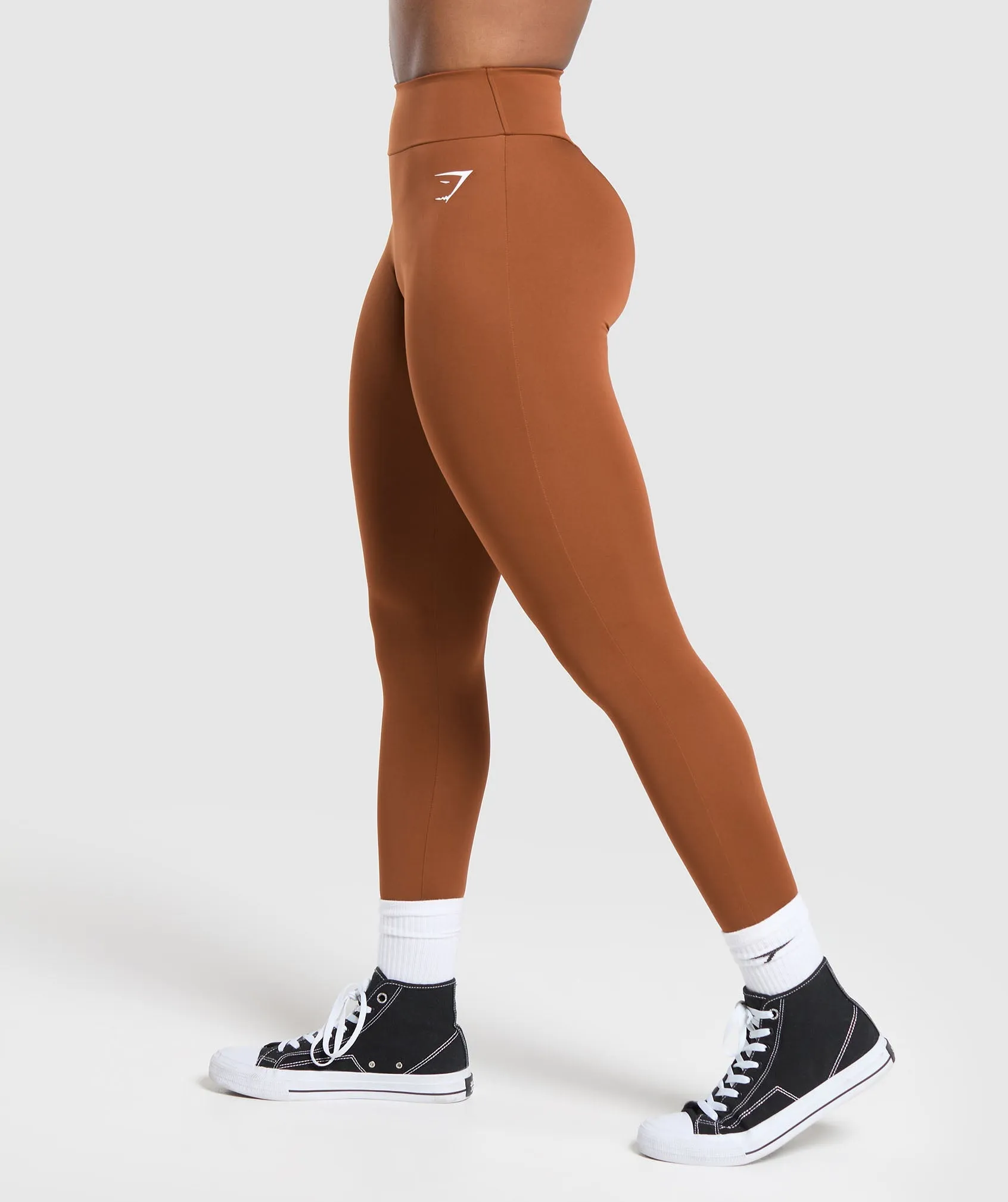 Power Regular Leggings - Copper Brown