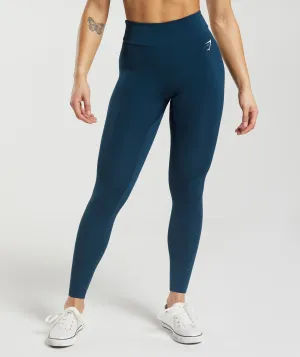 Power Regular Leggings - Navy
