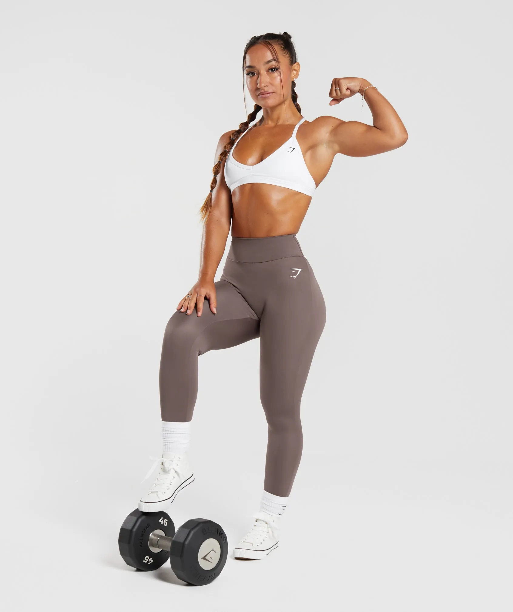 Power Regular Leggings - Walnut Mauve