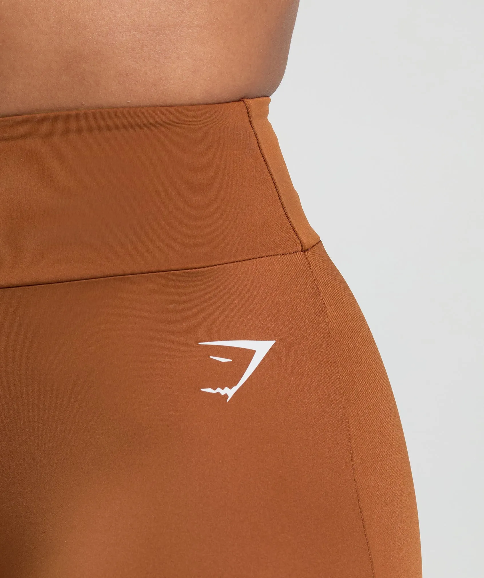 Power Short Leggings - Copper Brown
