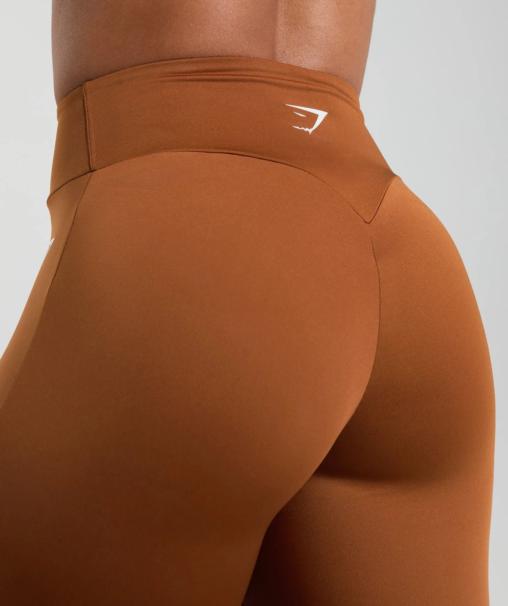 Power Short Leggings - Copper Brown