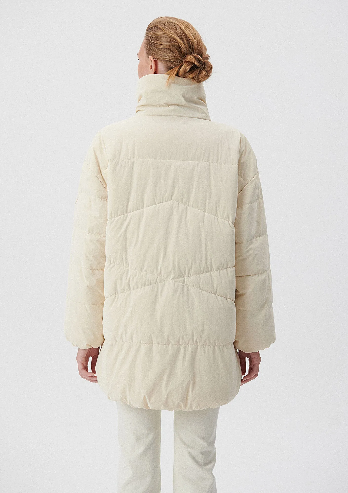 Premium Off White Puffer Jacket