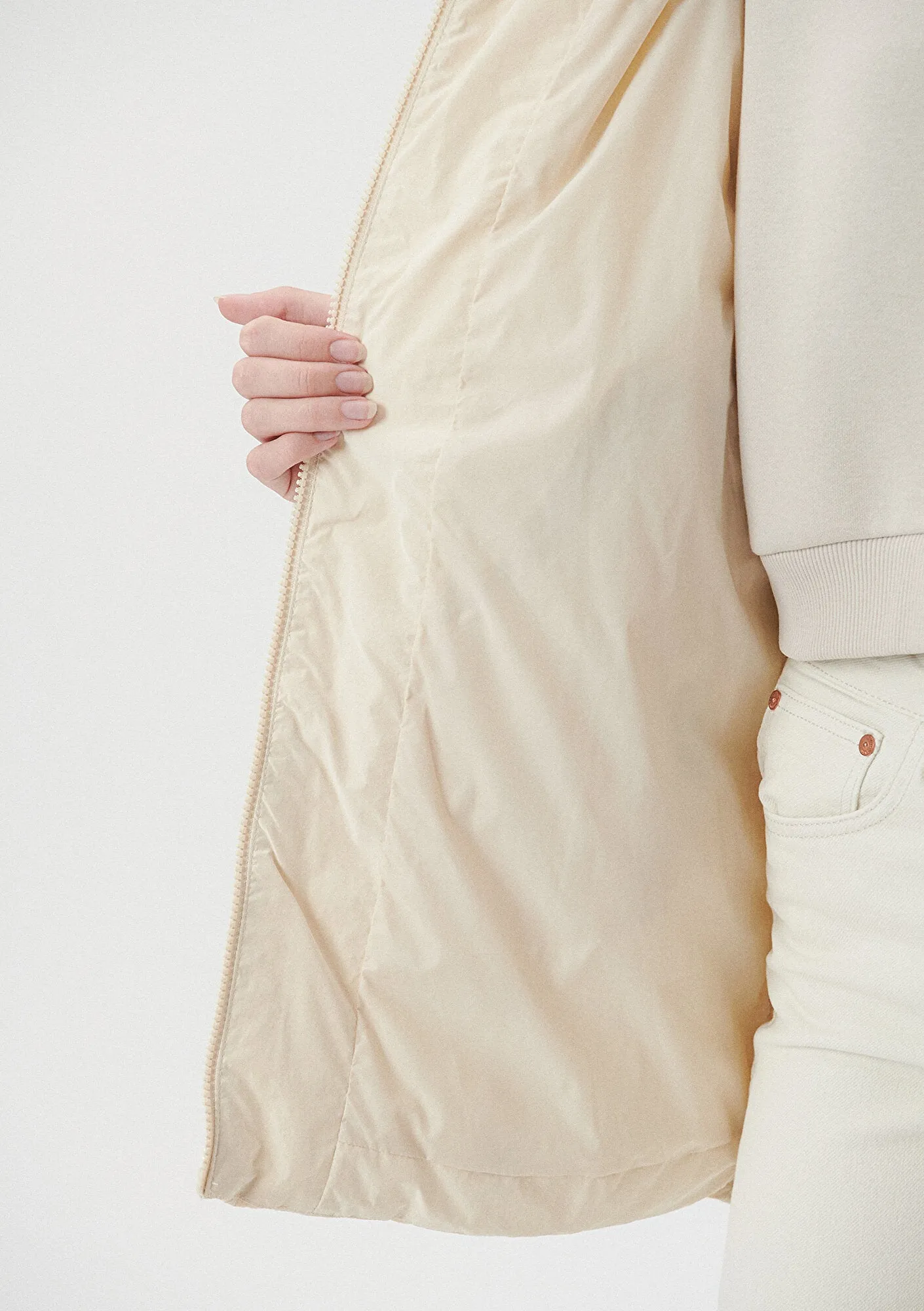 Premium Off White Puffer Jacket