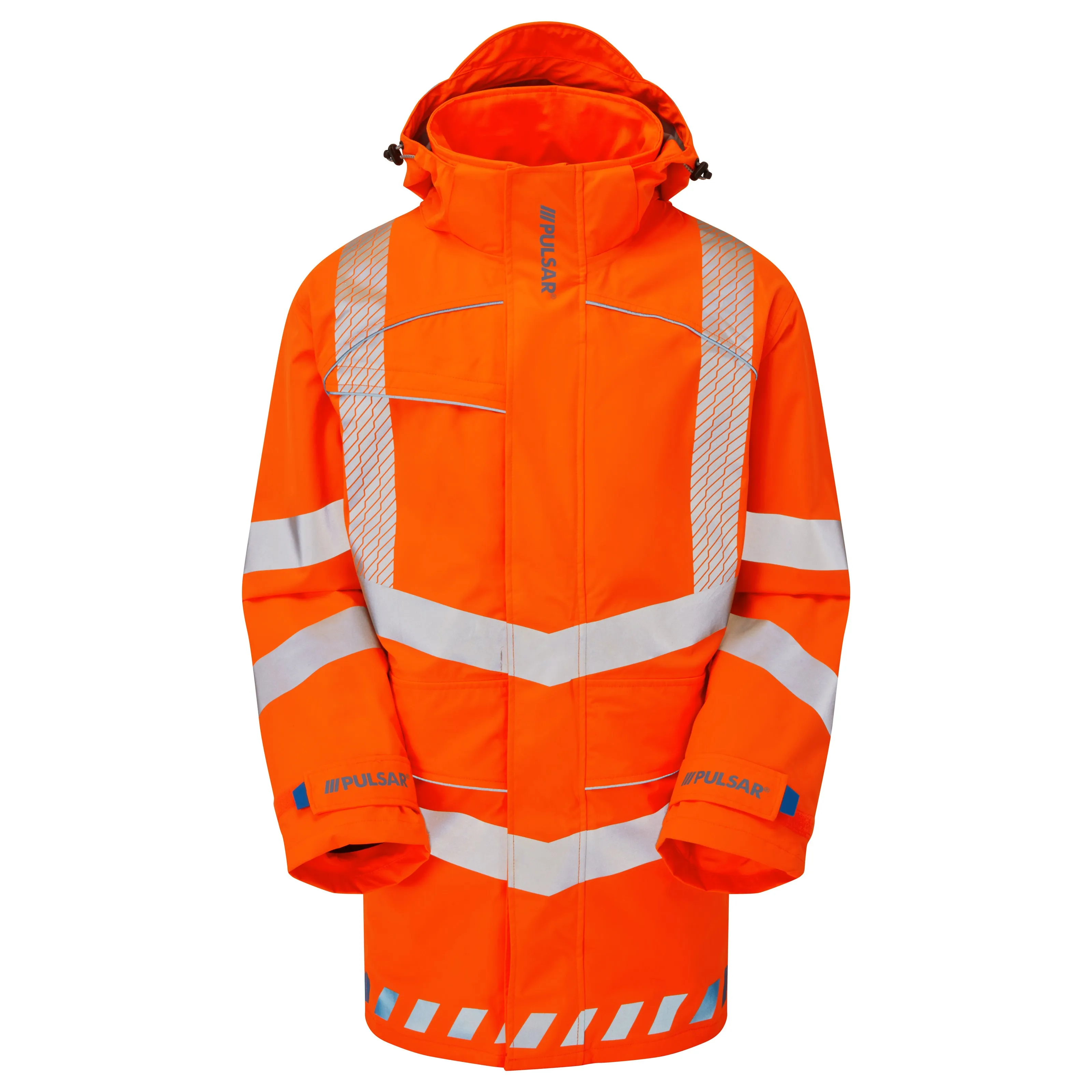 Pulsar Evolution Non Lined Hi Vis Orange Waterproof Storm Coat EVO250