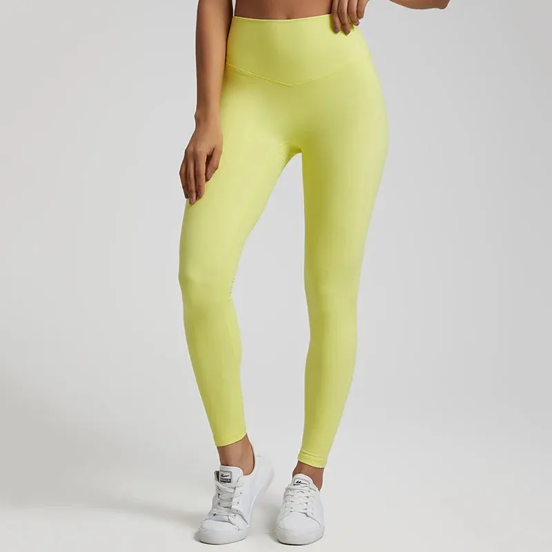 Push Up Butt V-Waist Yoga Pants - Buttery Soft Fitness Sport Leggings