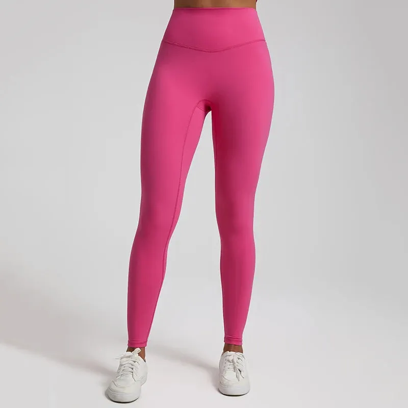 Push Up Butt V-Waist Yoga Pants - Buttery Soft Fitness Sport Leggings