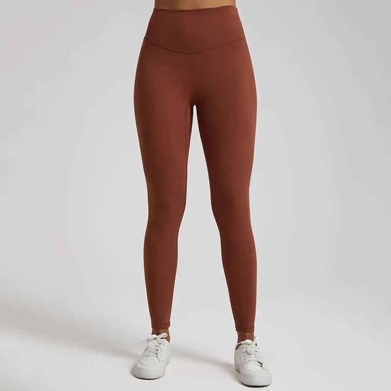 Push Up Butt V-Waist Yoga Pants - Buttery Soft Fitness Sport Leggings