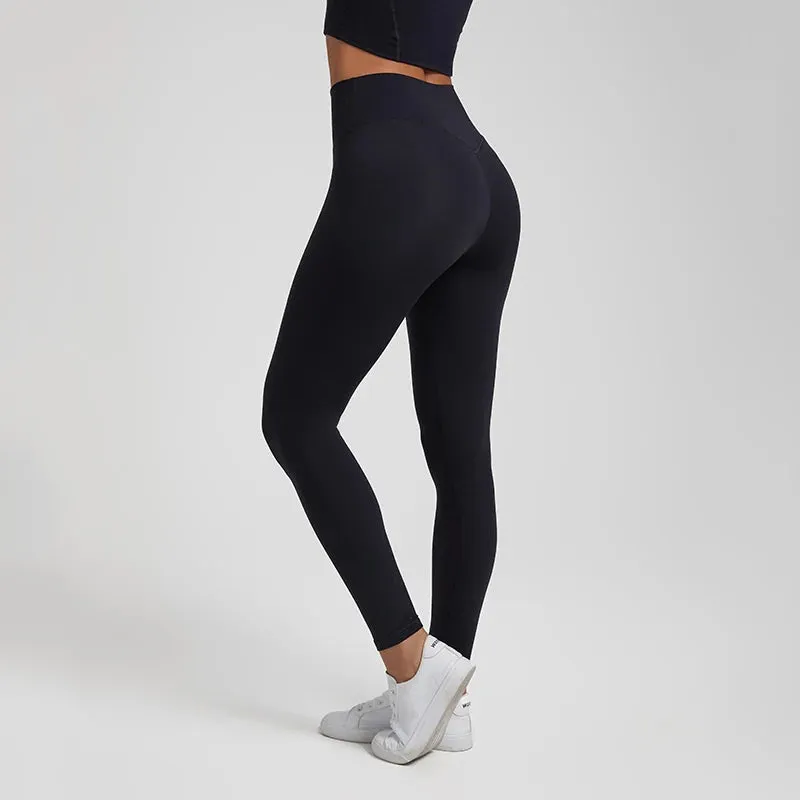 Push Up Butt V-Waist Yoga Pants - Buttery Soft Fitness Sport Leggings
