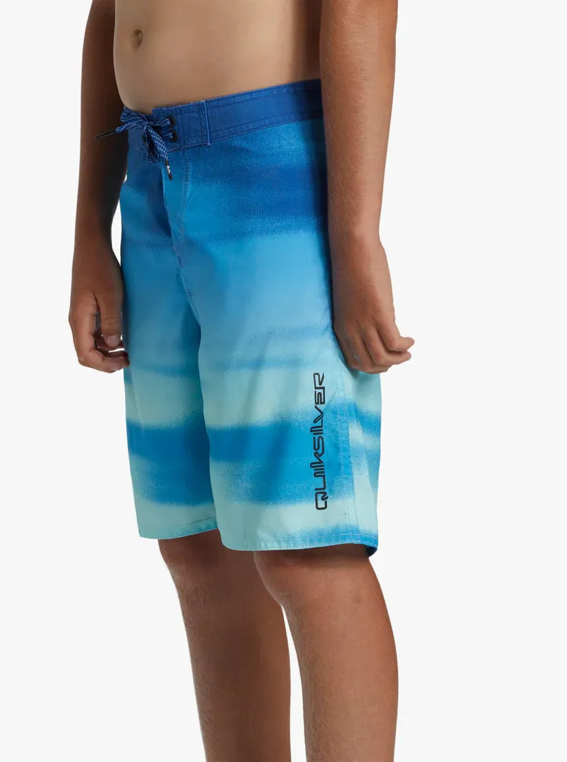 Quiksilver Youth Boys Everyday Fade 17" Boardshorts - Swedish Blue