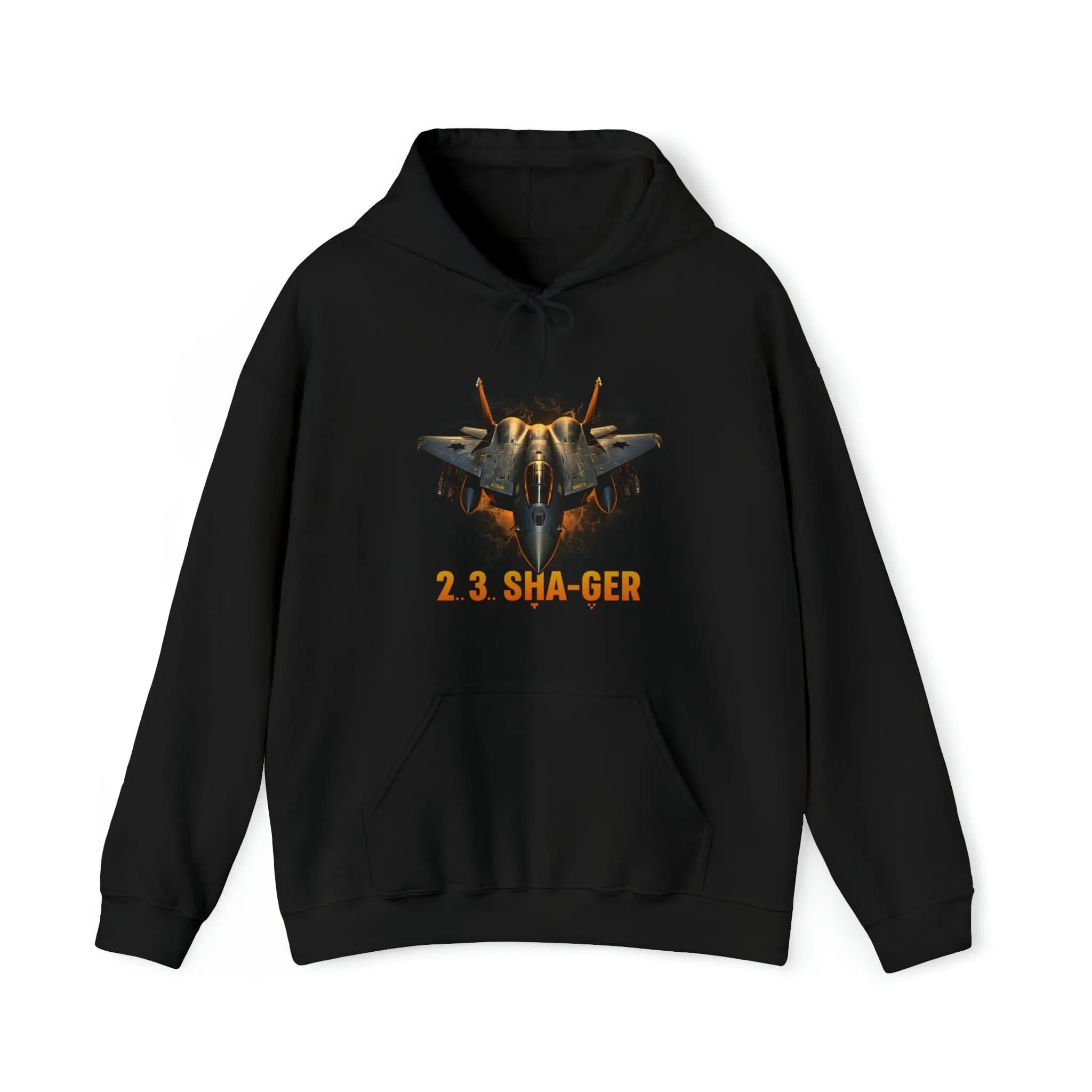 "Shager" Black Custom Unisex Hoodie