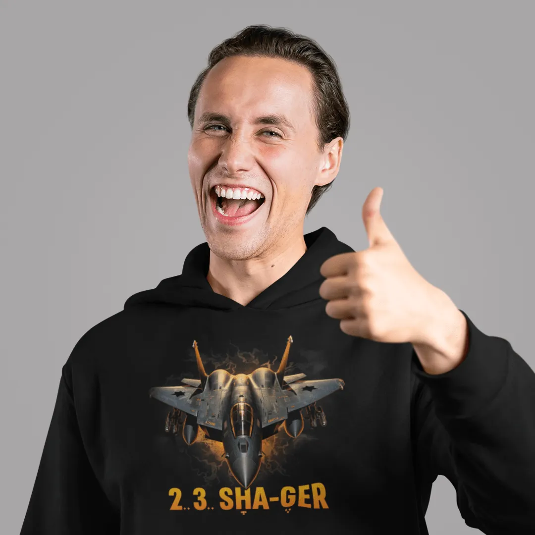 "Shager" Black Custom Unisex Hoodie