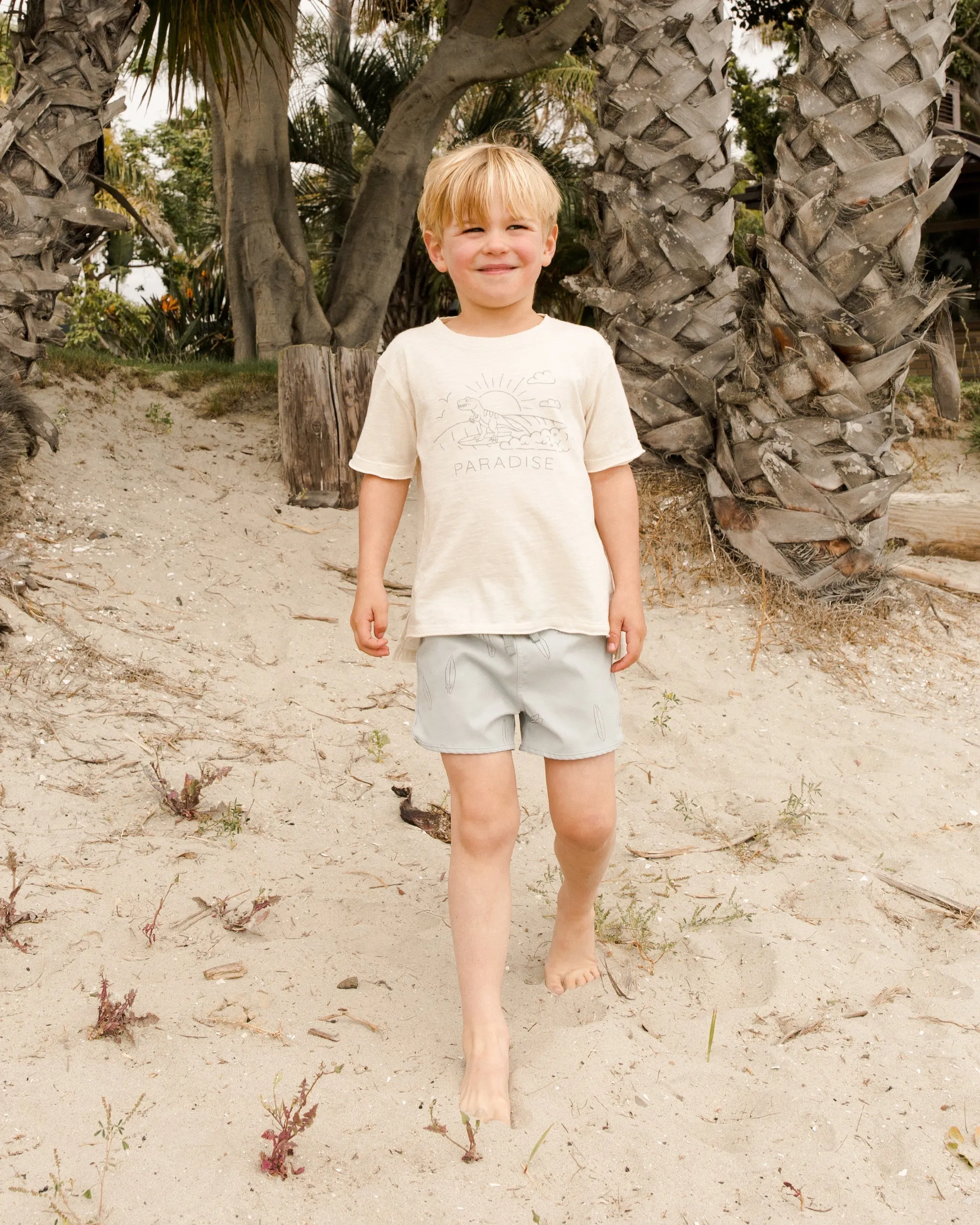 Raw Edge Tee | Paradise Ivory