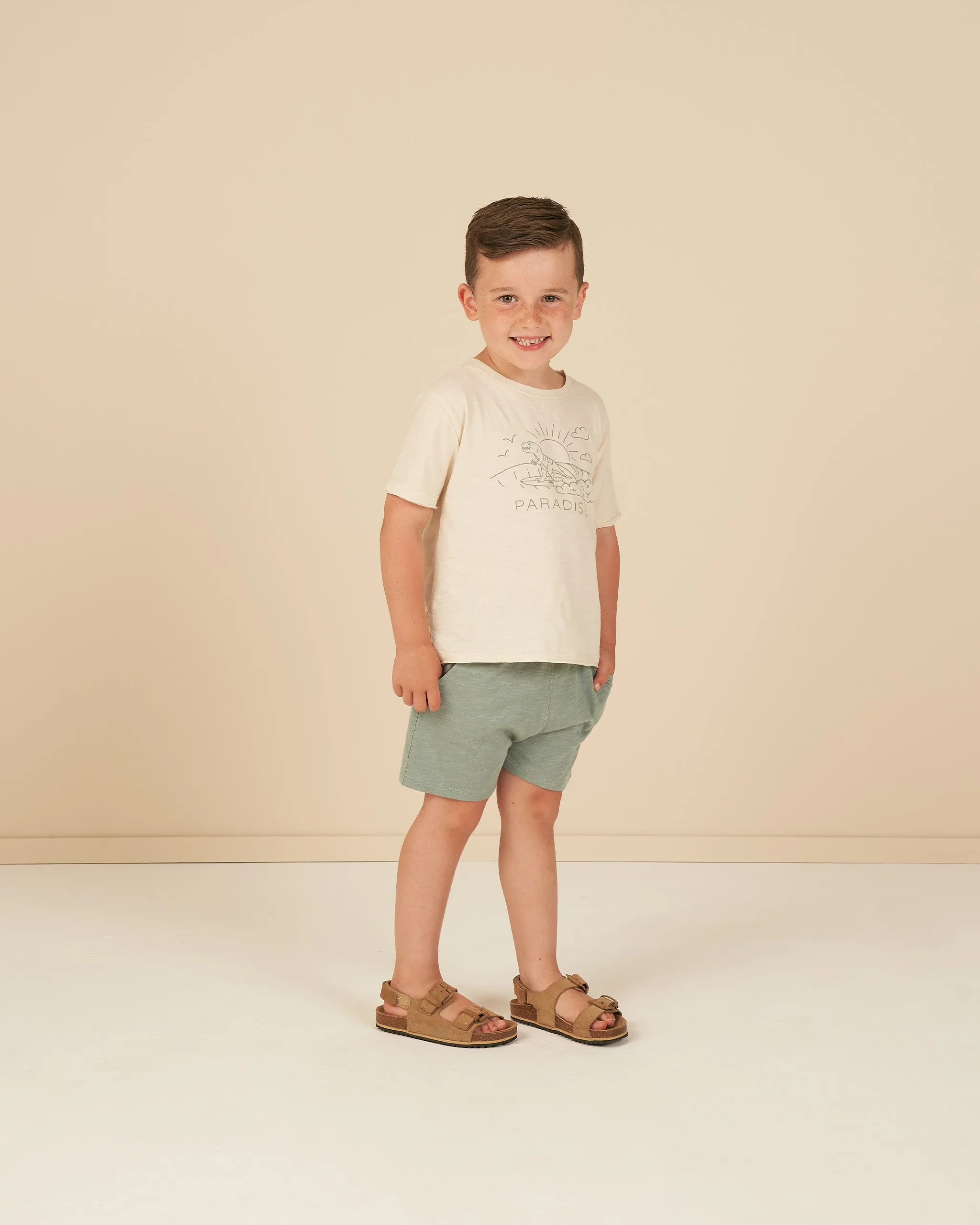 Raw Edge Tee | Paradise Ivory