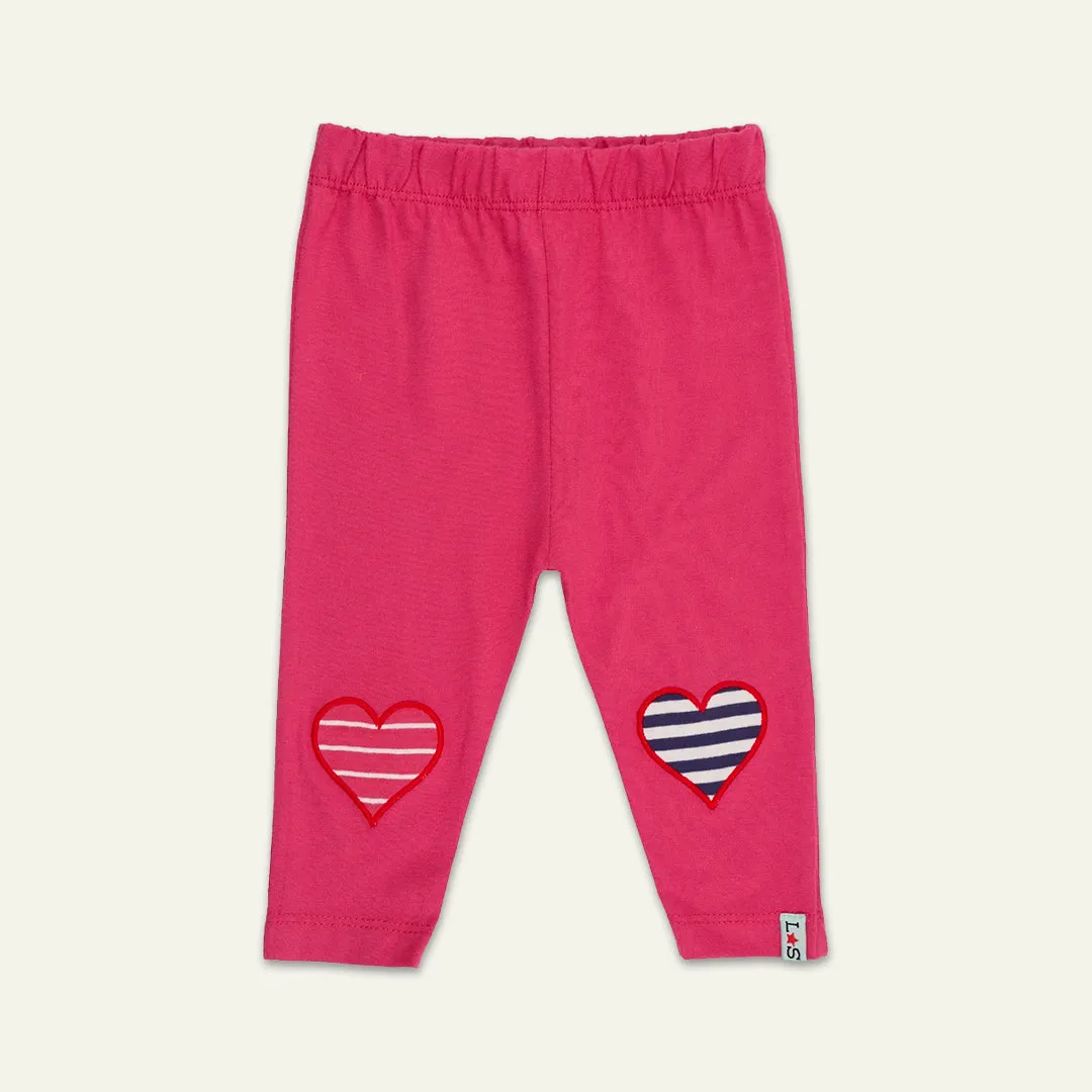 Red Cat Appliqu Dress And Legging Set