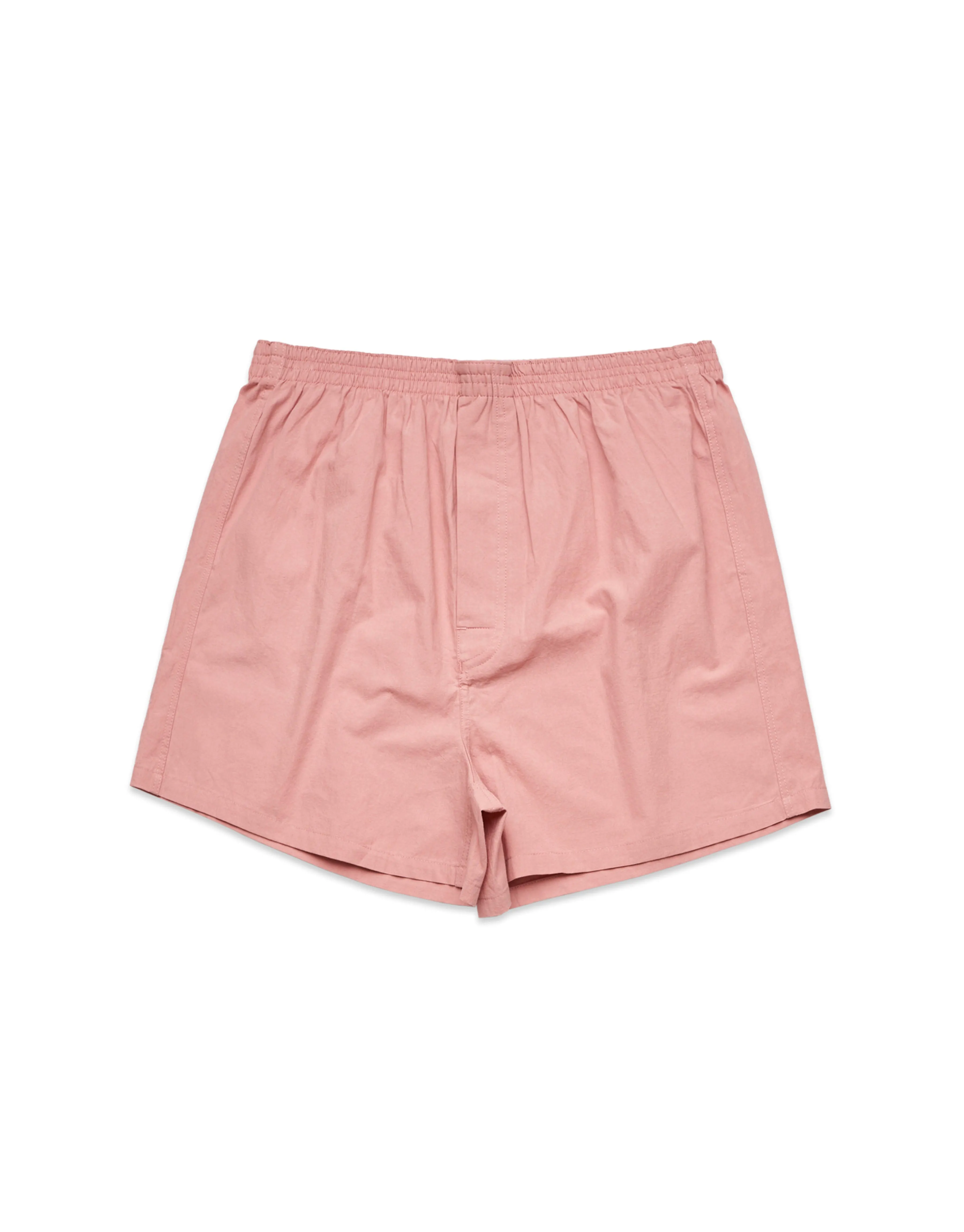 Relaxed Fit Woven Cotton Boxer Shorts