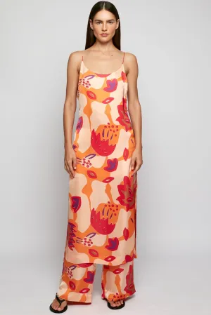 Relaxed Midi Slip | Flat Front Relaxed Pant
