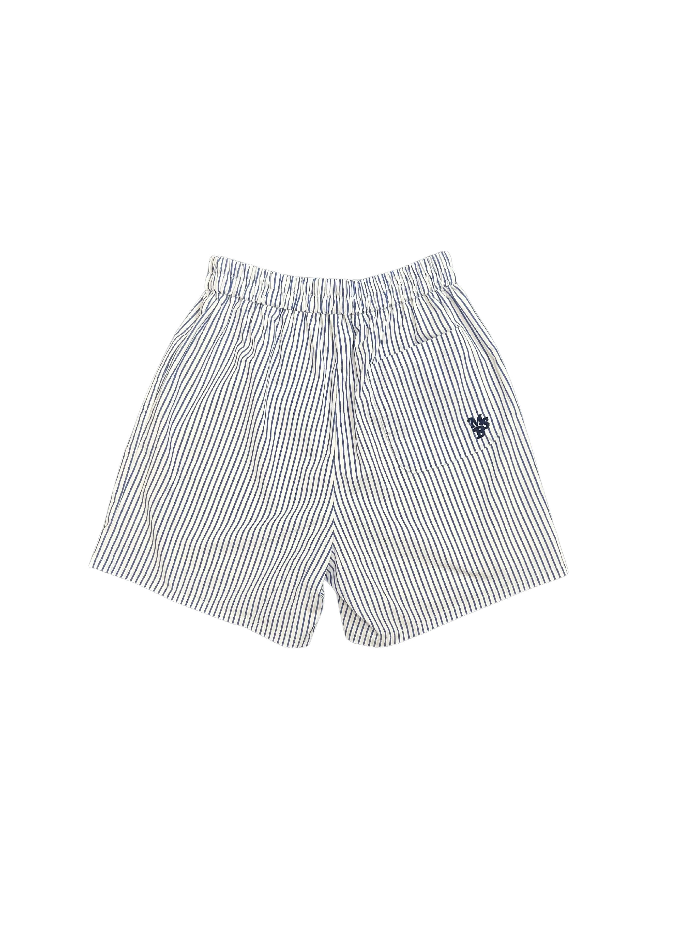 relaxed striped shorts