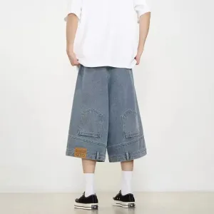 Reverse Jean Shorts