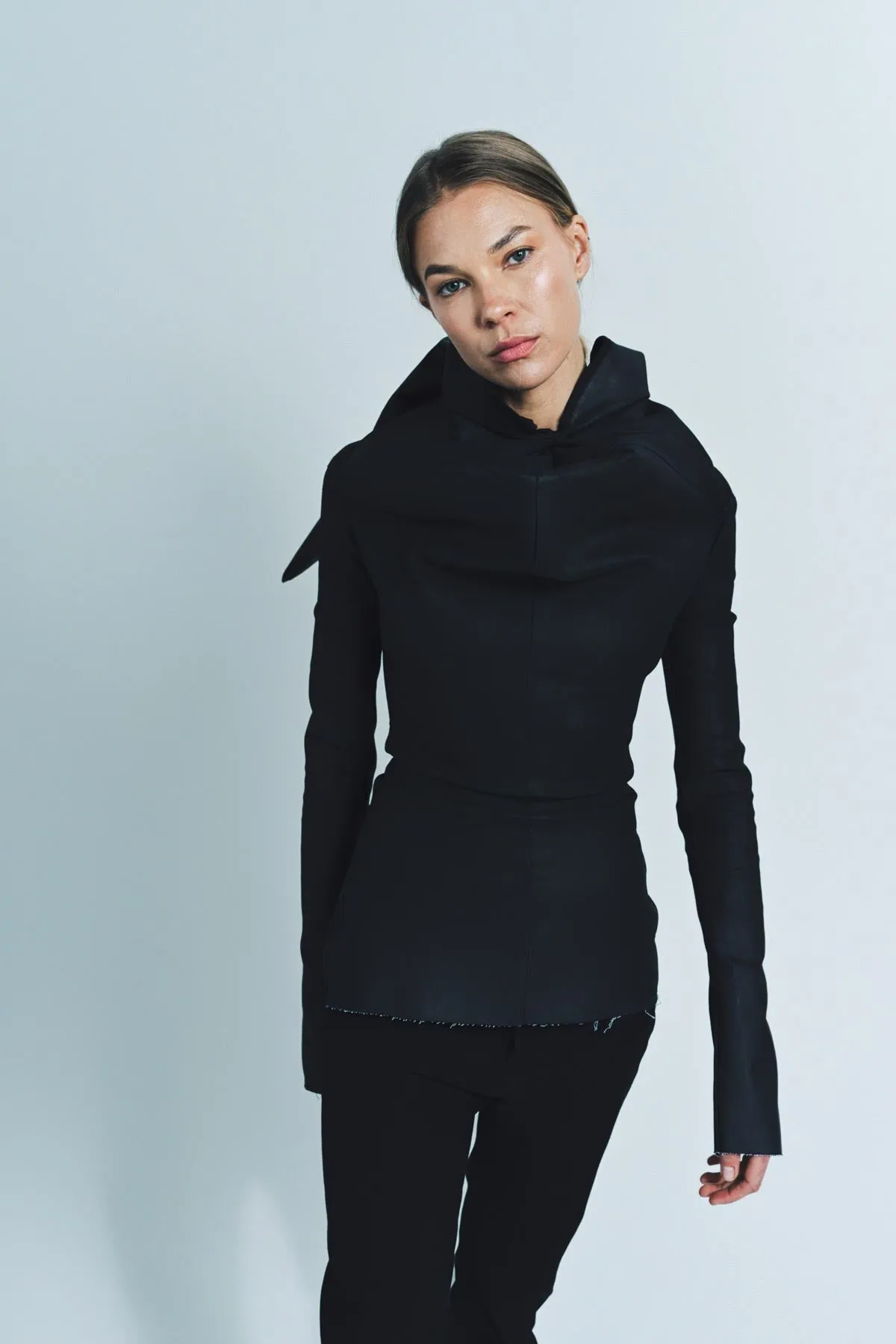 RICK OWENS | WINGED LONG SLEEVE TOP