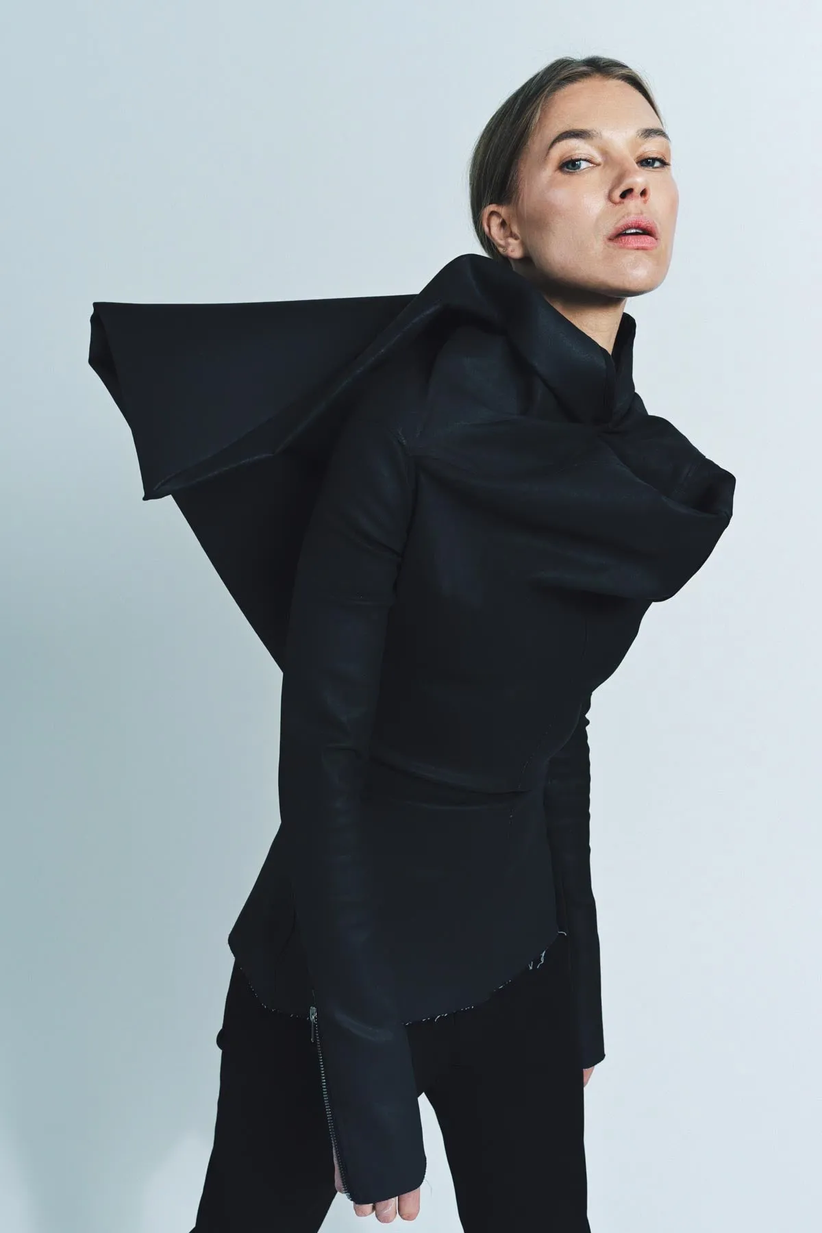 RICK OWENS | WINGED LONG SLEEVE TOP