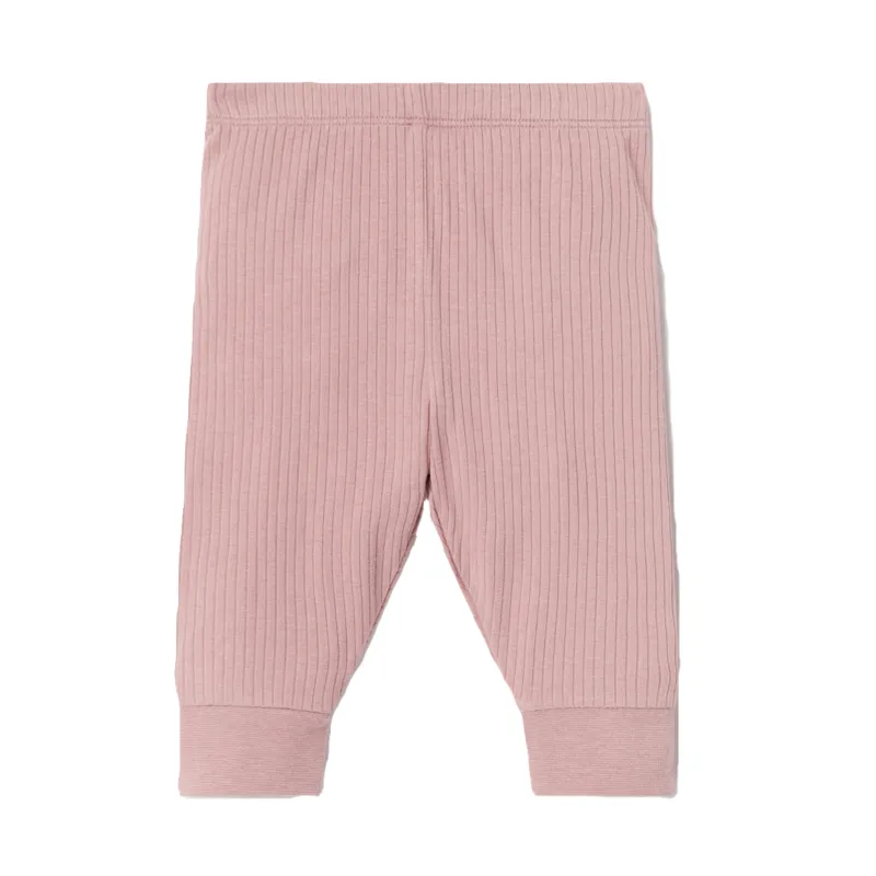 Rose Ribbed Leggings
