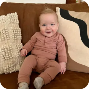 Rose Ribbed Leggings