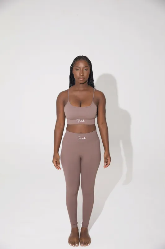 Sand | Crop Top   Leggings