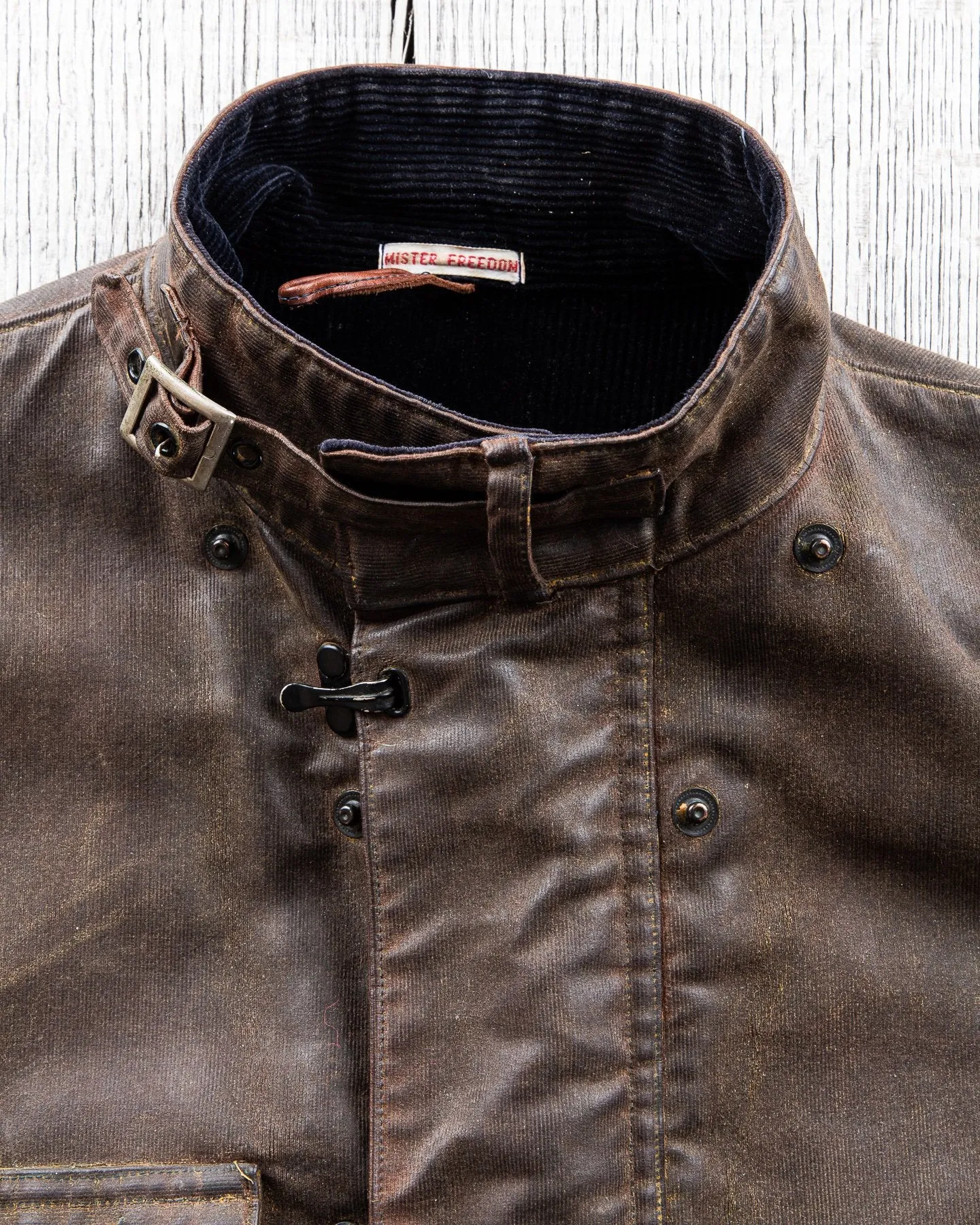 Second Hand Mister Freedom Mulholland Drizzle King Jacket Brown Duck Waxed