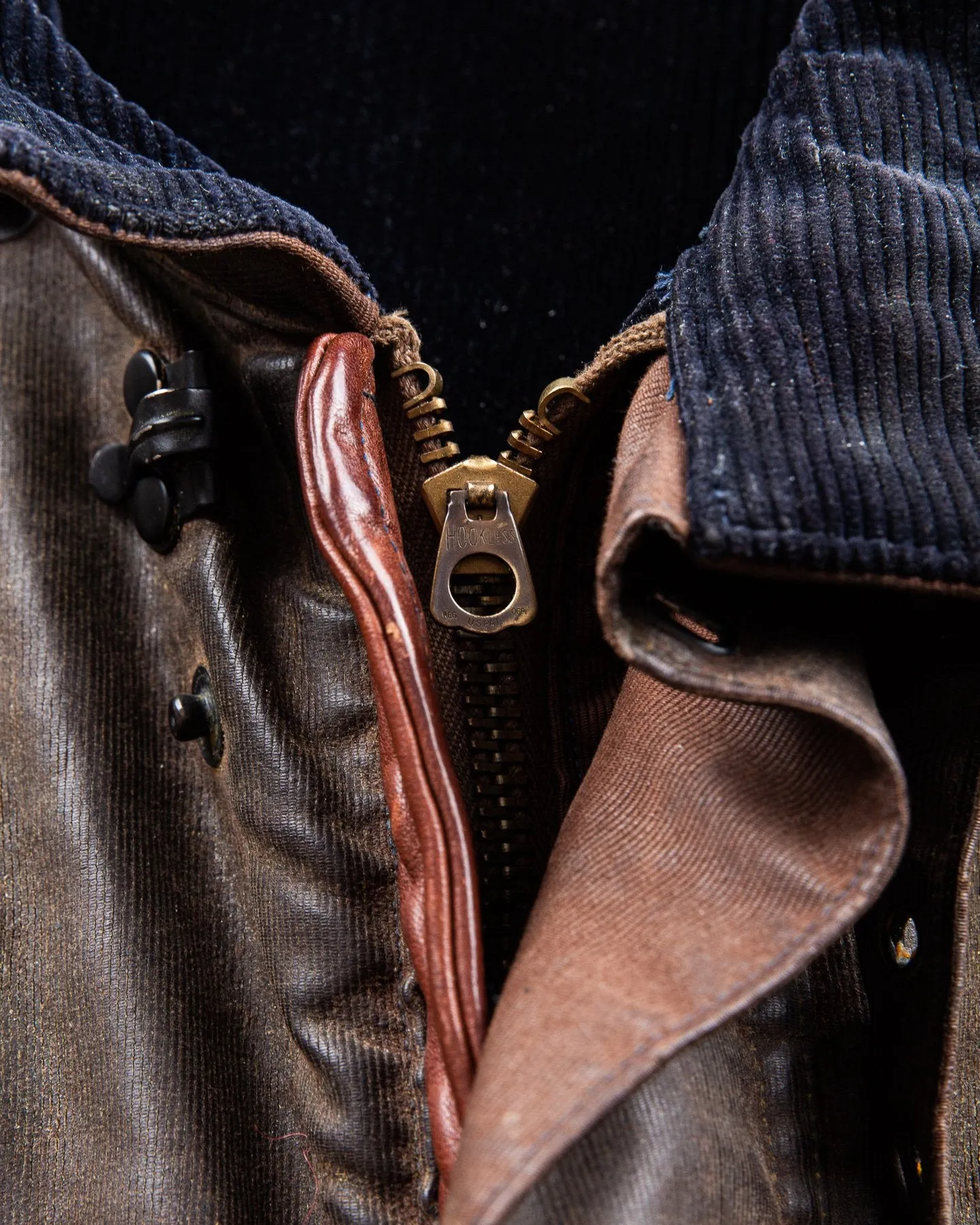 Second Hand Mister Freedom Mulholland Drizzle King Jacket Brown Duck Waxed