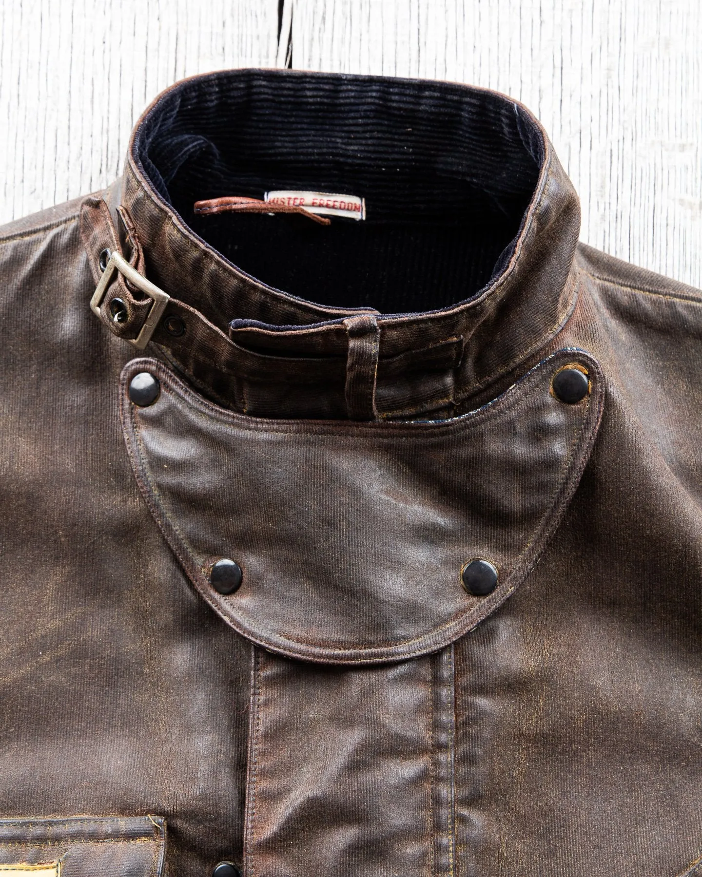 Second Hand Mister Freedom Mulholland Drizzle King Jacket Brown Duck Waxed