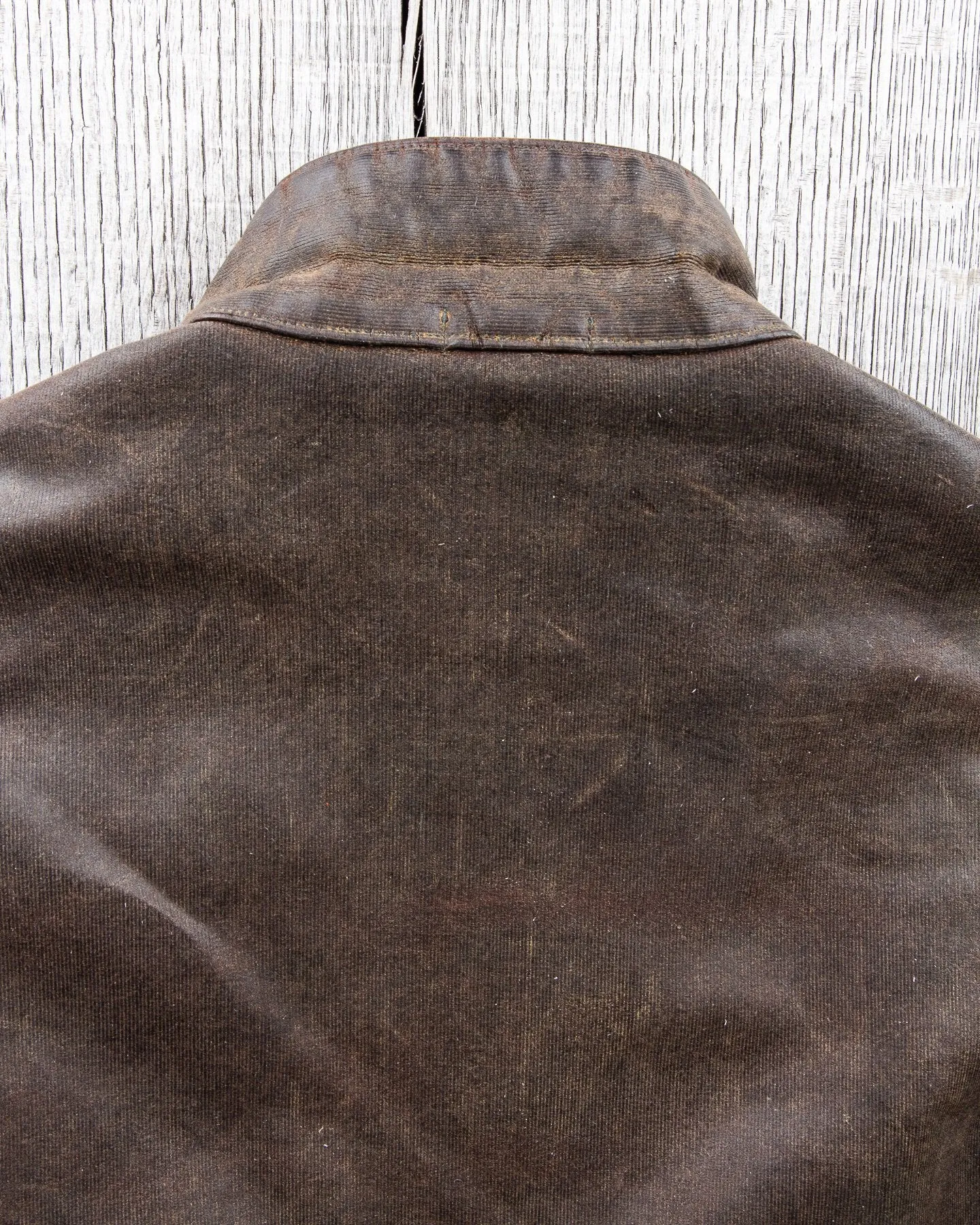 Second Hand Mister Freedom Mulholland Drizzle King Jacket Brown Duck Waxed
