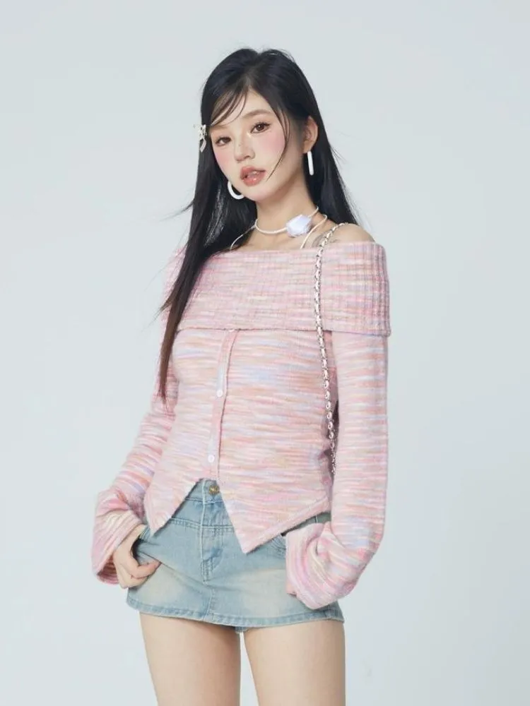 sexy off-shoulder sweater