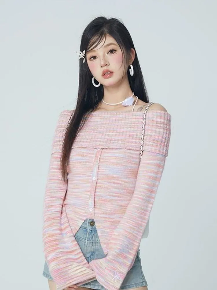 sexy off-shoulder sweater