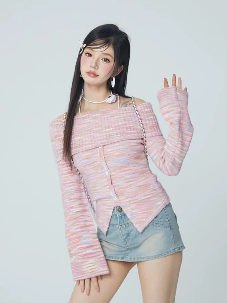 sexy off-shoulder sweater