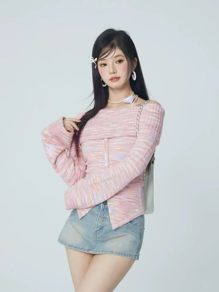 sexy off-shoulder sweater