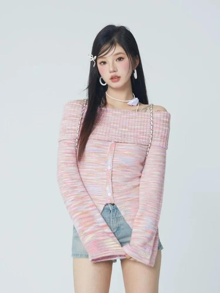 sexy off-shoulder sweater