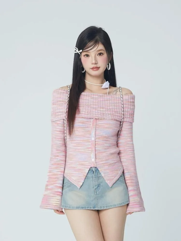sexy off-shoulder sweater