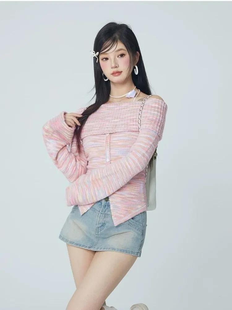 sexy off-shoulder sweater