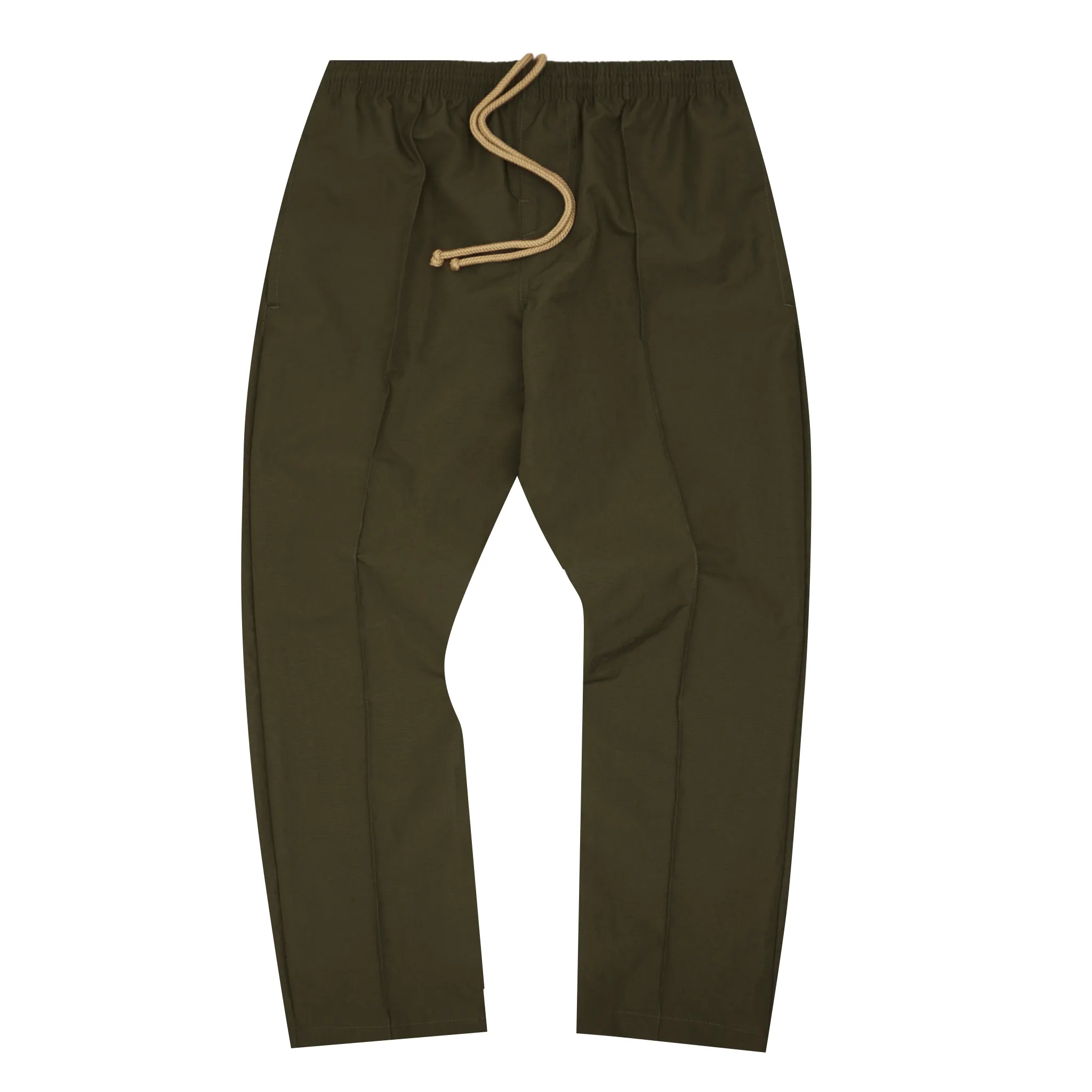 SHINOBI PLEATED LOUNGE PANTS IN OLIVE