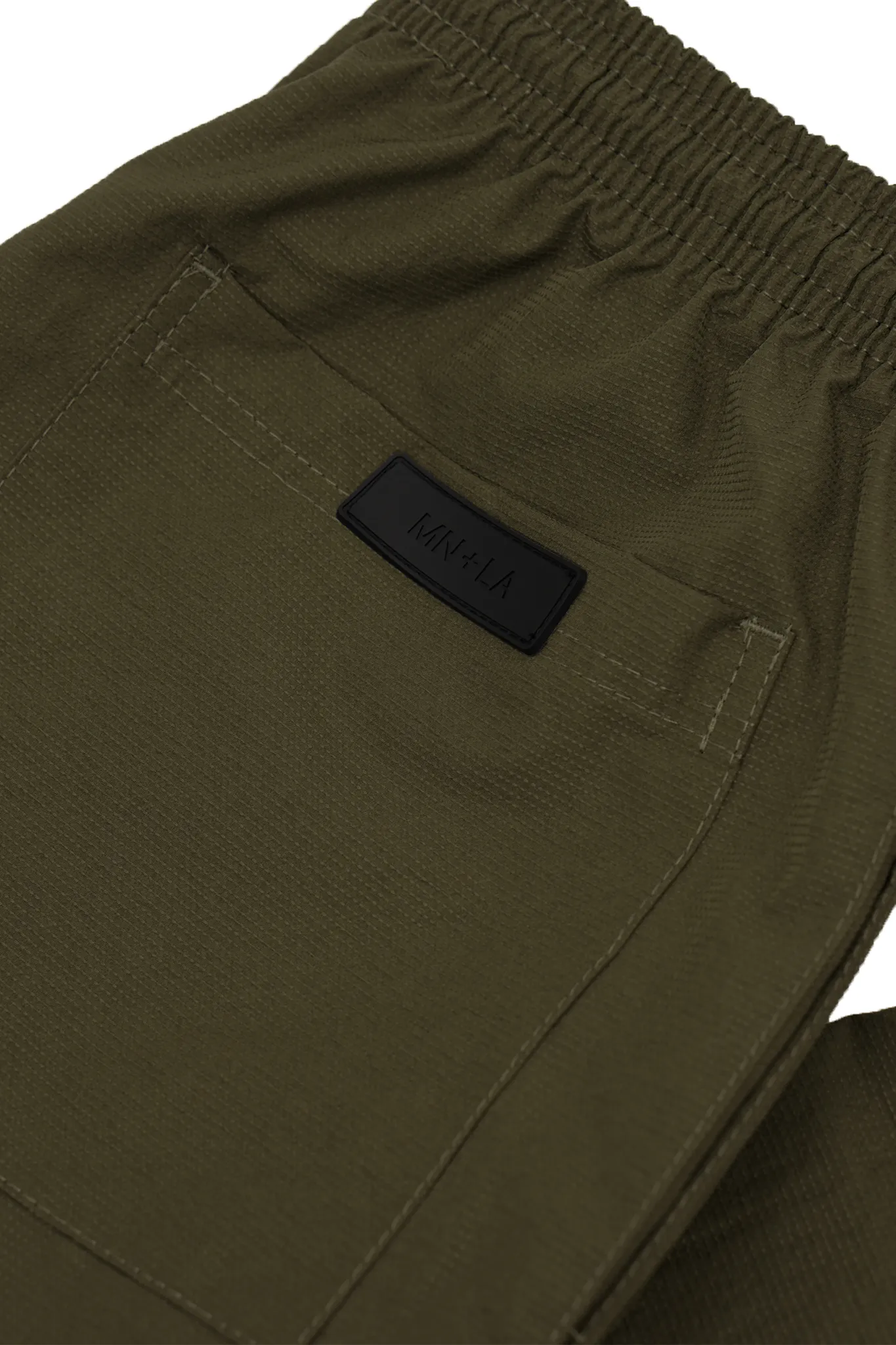 SHINOBI PLEATED LOUNGE PANTS IN OLIVE